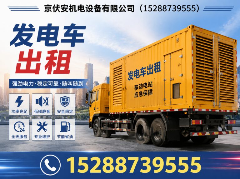 安庆静音发电车租赁展示图