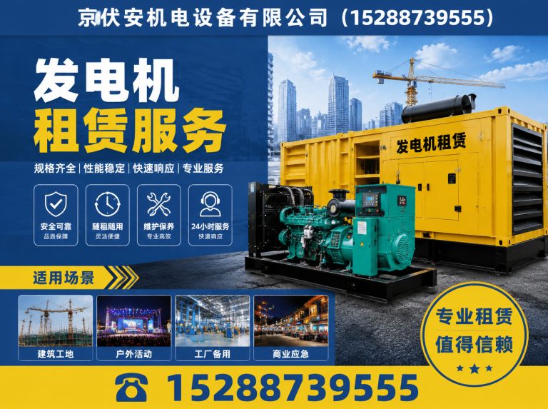 安庆发电车出租展示图